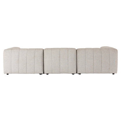 Gwen Outdoor 3-Piece Sectional Sofa - Faye Ash
