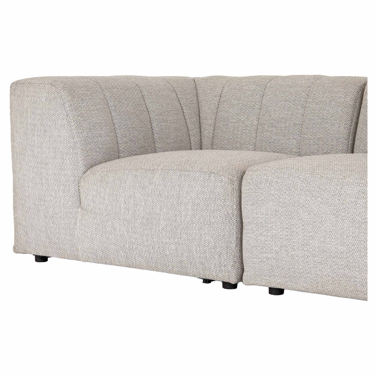 Gwen Outdoor 3-Piece Sectional Sofa - Faye Ash