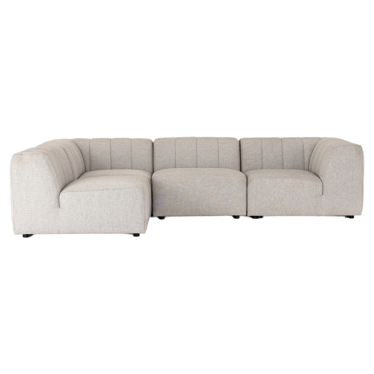 Gwen Outdoor 4-Piece Sectional - Faye Ash