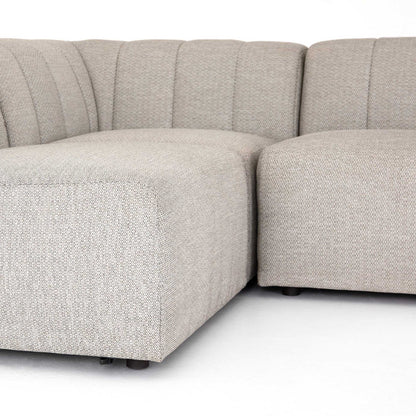 Gwen Outdoor 4-Piece Sectional - Faye Ash