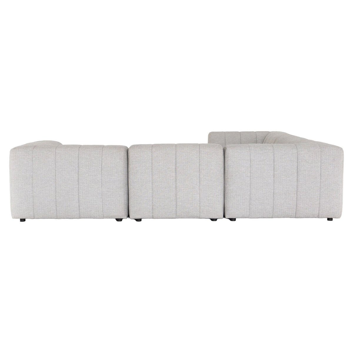 Gwen Outdoor 5-Piece Sectional - Faye Ash