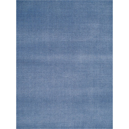 Halo Cloud Rectangular Rug - Blue