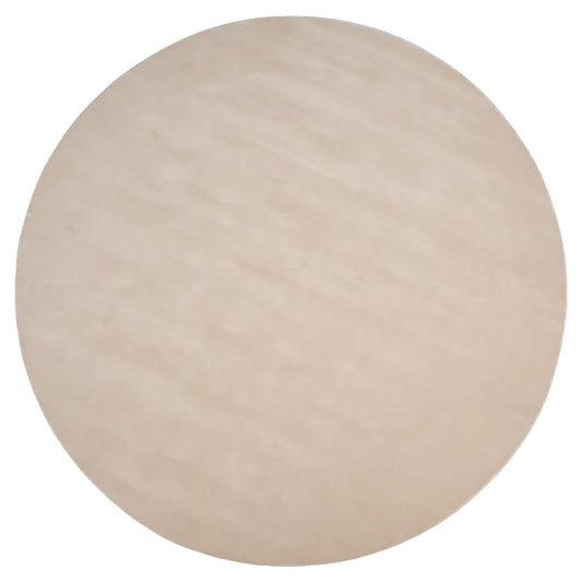 Halo Cloud Round Rug - Beige