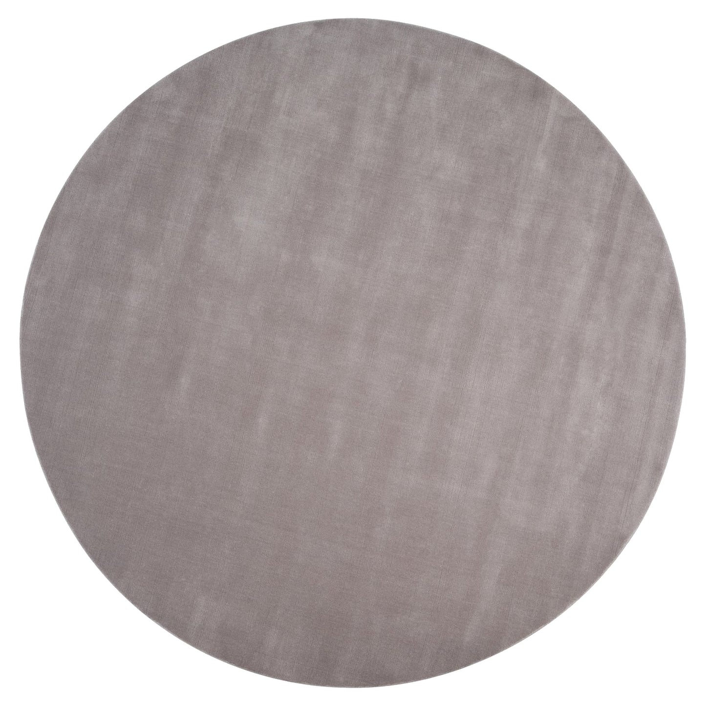 Halo Cloud Round Rug - Light Gray