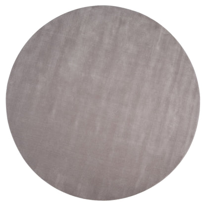 Halo Cloud Round Rug - Light Gray
