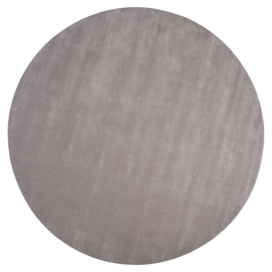 Halo Cloud Round Rug - Light Gray