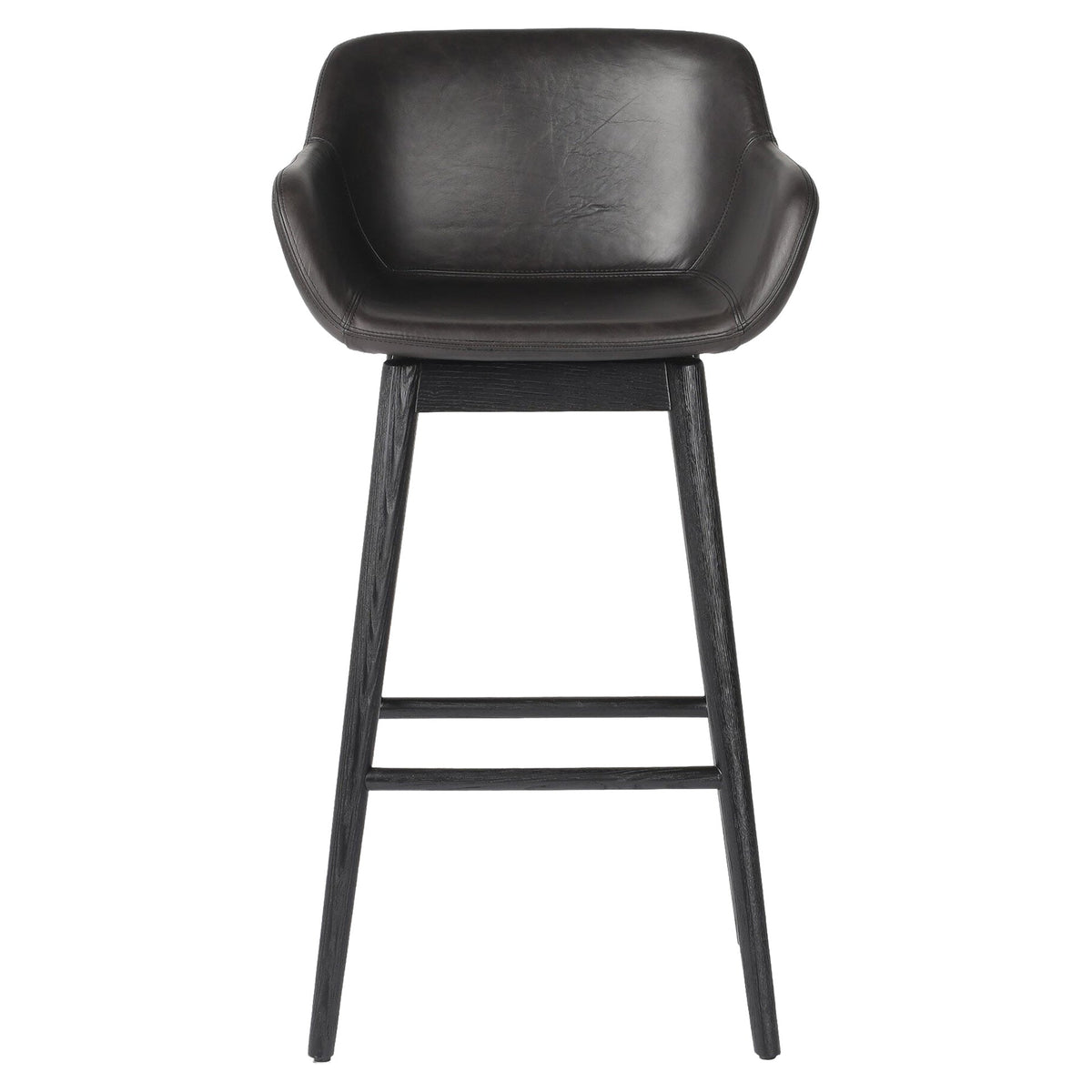 Hannah Swivel Bar + Counter Stool - Sonoma Black - Bar