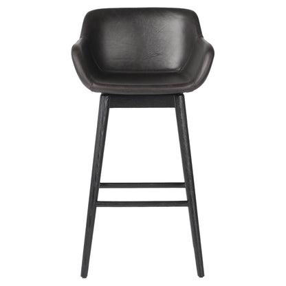 Hannah Swivel Bar + Counter Stool - Sonoma Black - Bar