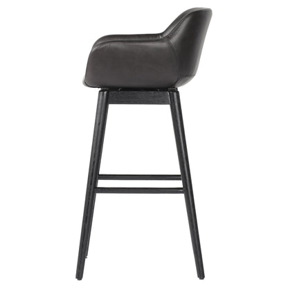 Hannah Swivel Bar + Counter Stool - Sonoma Black - Bar