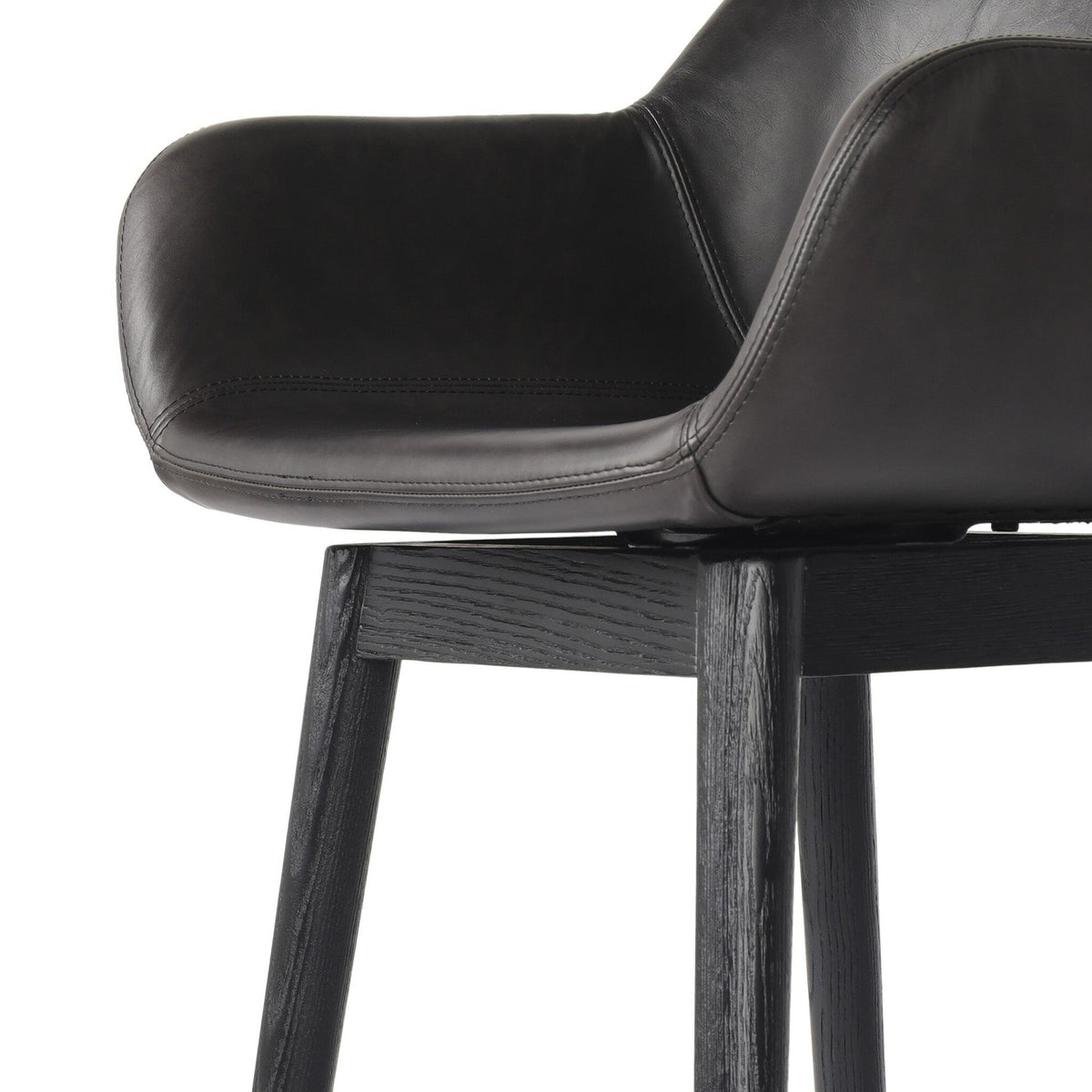 Hannah Swivel Bar + Counter Stool - Sonoma Black - Bar
