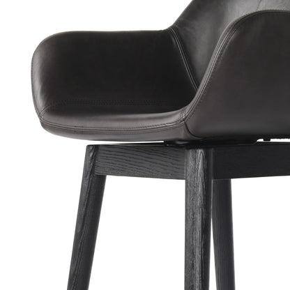 Hannah Swivel Bar + Counter Stool - Sonoma Black - Bar
