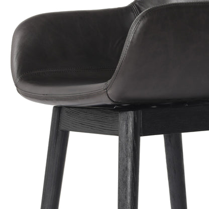 Hannah Swivel Bar + Counter Stool - Sonoma Black - Counter