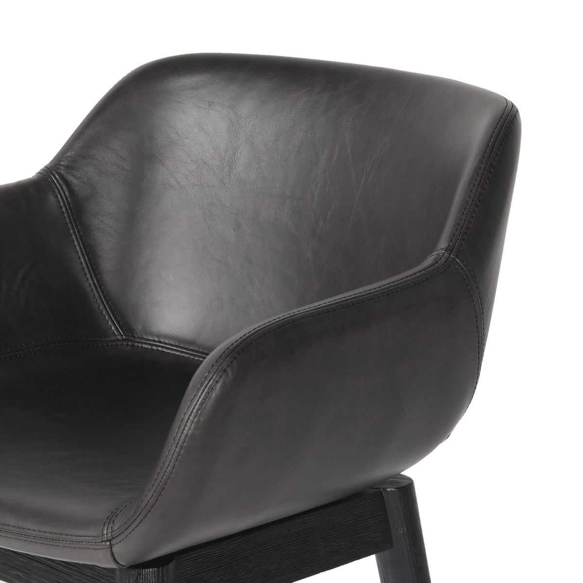 Hannah Swivel Bar + Counter Stool - Sonoma Black - Counter