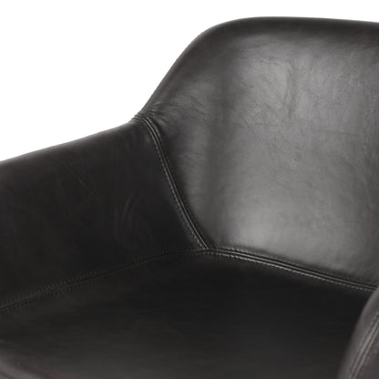 Hannah Swivel Bar + Counter Stool - Sonoma Black - Counter