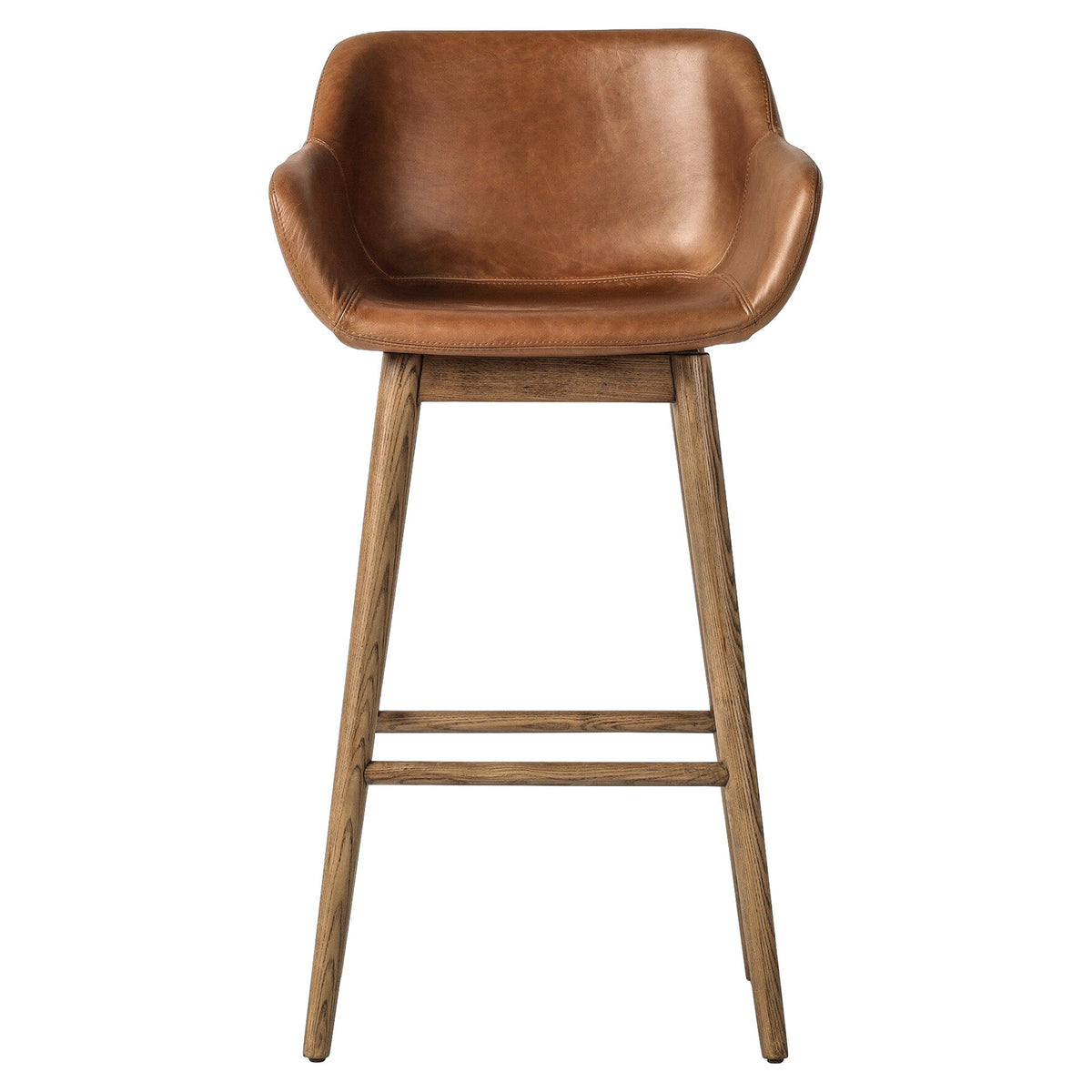 Hannah Swivel Bar + Counter Stool - Sonoma Chestnut - Bar