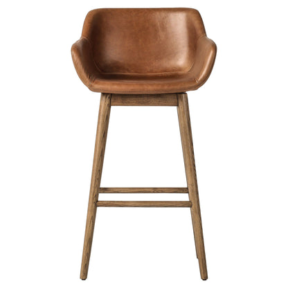 Hannah Swivel Bar + Counter Stool - Sonoma Chestnut - Bar