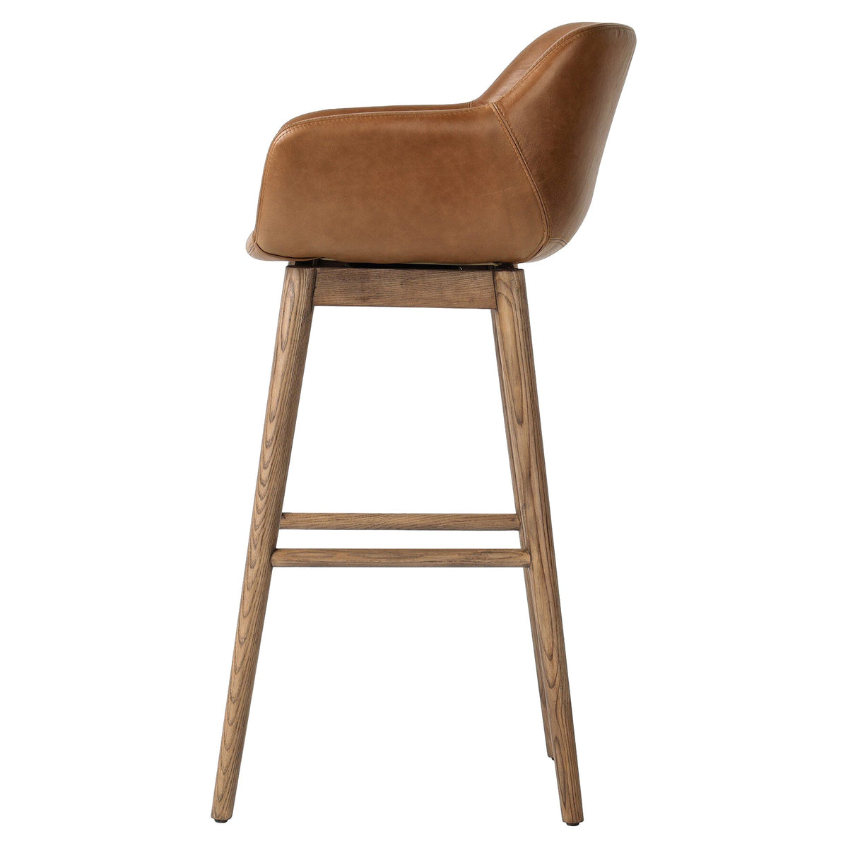 Hannah Swivel Bar + Counter Stool - Sonoma Chestnut - Bar