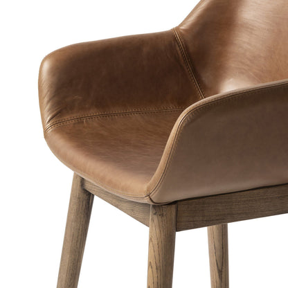 Hannah Swivel Bar + Counter Stool - Sonoma Chestnut - Counter