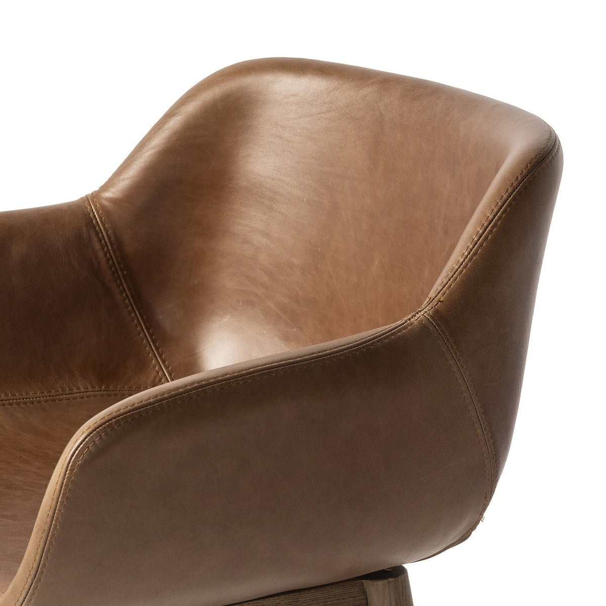Hannah Swivel Bar + Counter Stool - Sonoma Chestnut - Counter