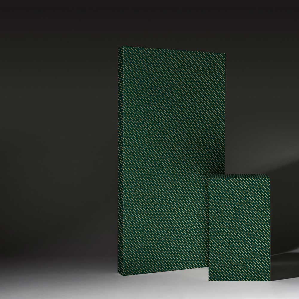 Happy Rain Wallpaper - Green, Gold
