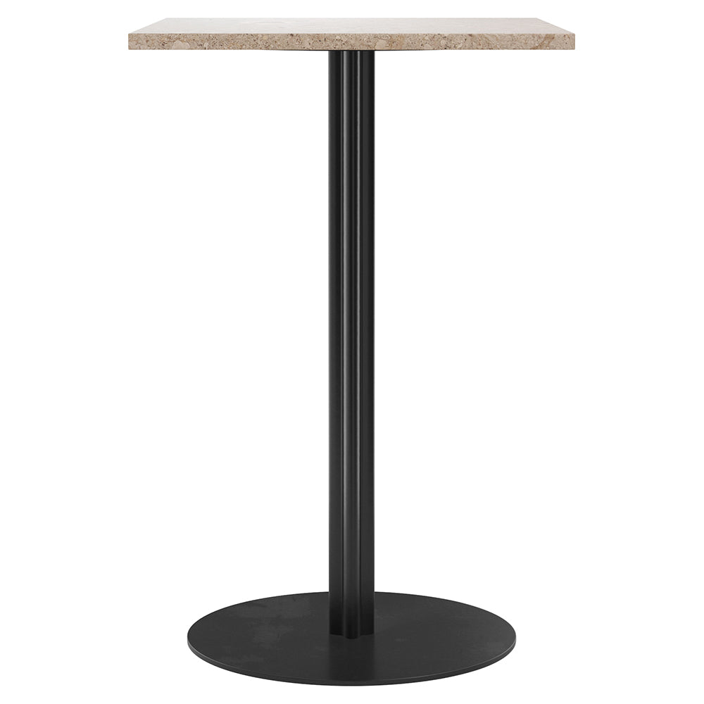 Harbour Column Rectangular Bar Counter Table - Kunis Breccia Stone, Ro ...