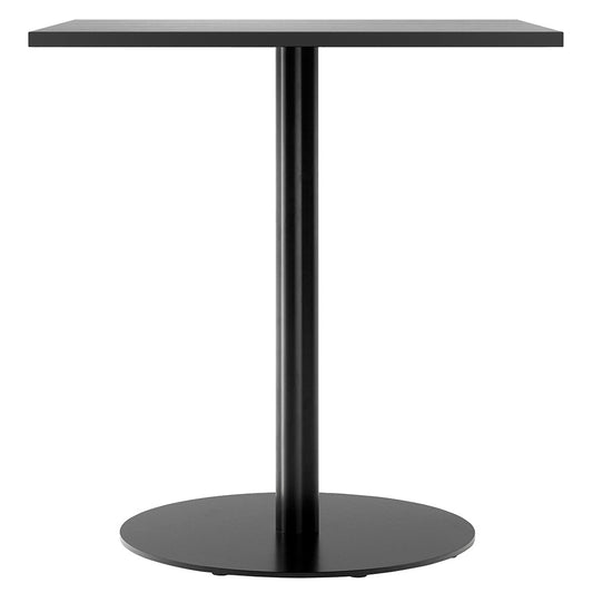 Harbour Column Rectangular Dining Table - Black Oak, Round Base