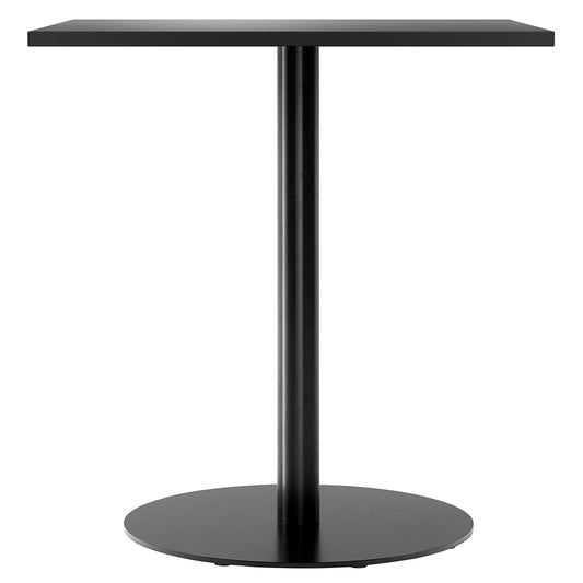 Harbour Column Rectangular Dining Table - Charcoal Linoleum, Round Base