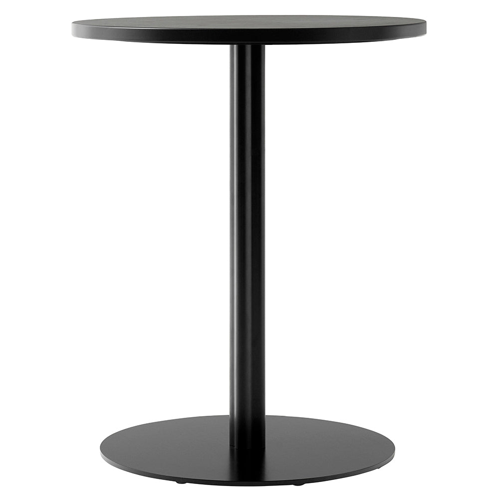 Harbour Column Round Dining Table - Black Oak, Round Base