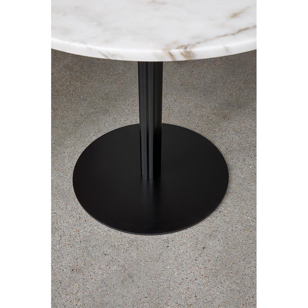Harbour Column Round Dining Table - Estremoz Marble, Round Base