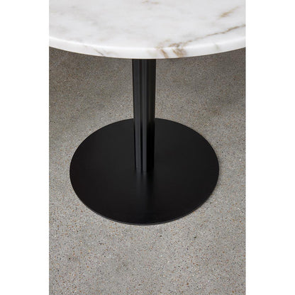 Harbour Column Round Dining Table - Estremoz Marble, Round Base