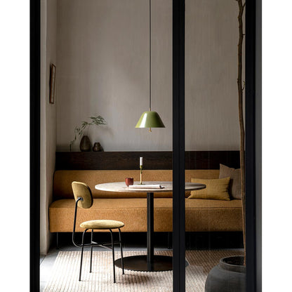 Harbour Column Round Dining Table - Estremoz Marble, Round Base