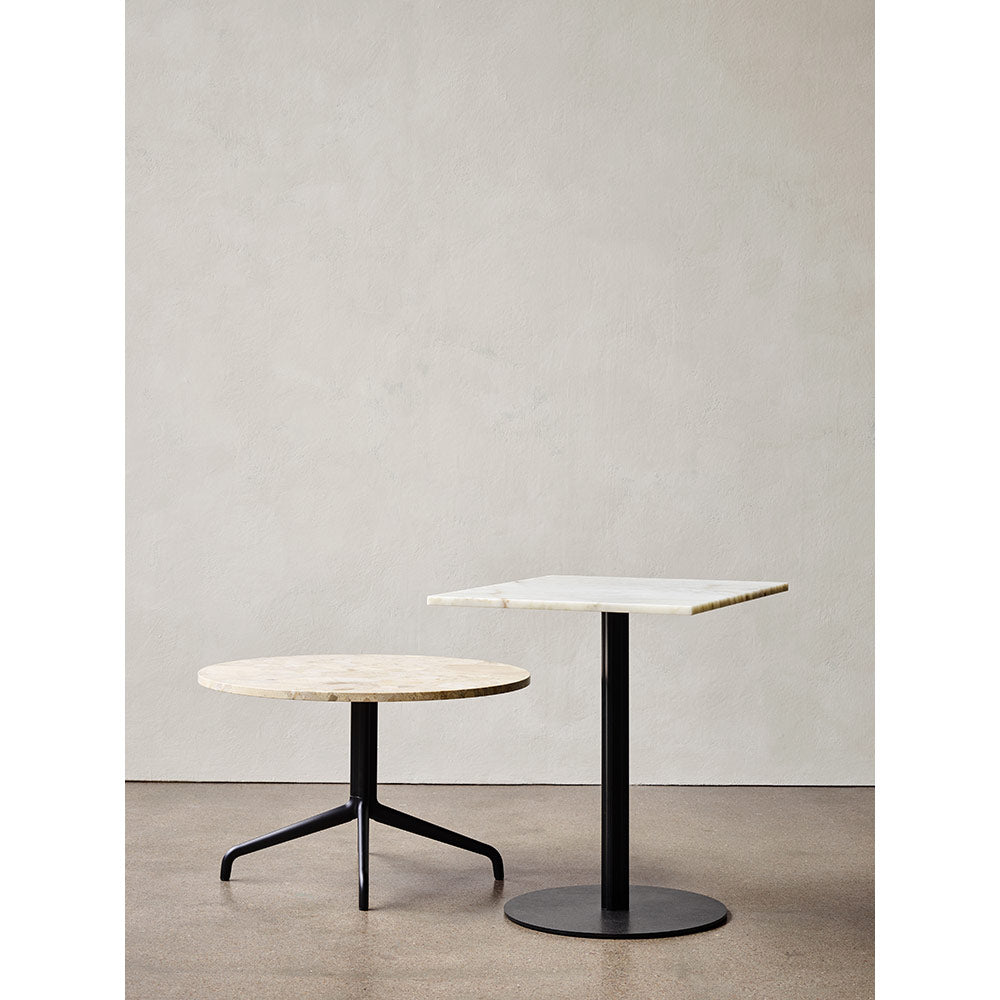 Harbour Column Round Dining Table - Estremoz Marble, Round Base
