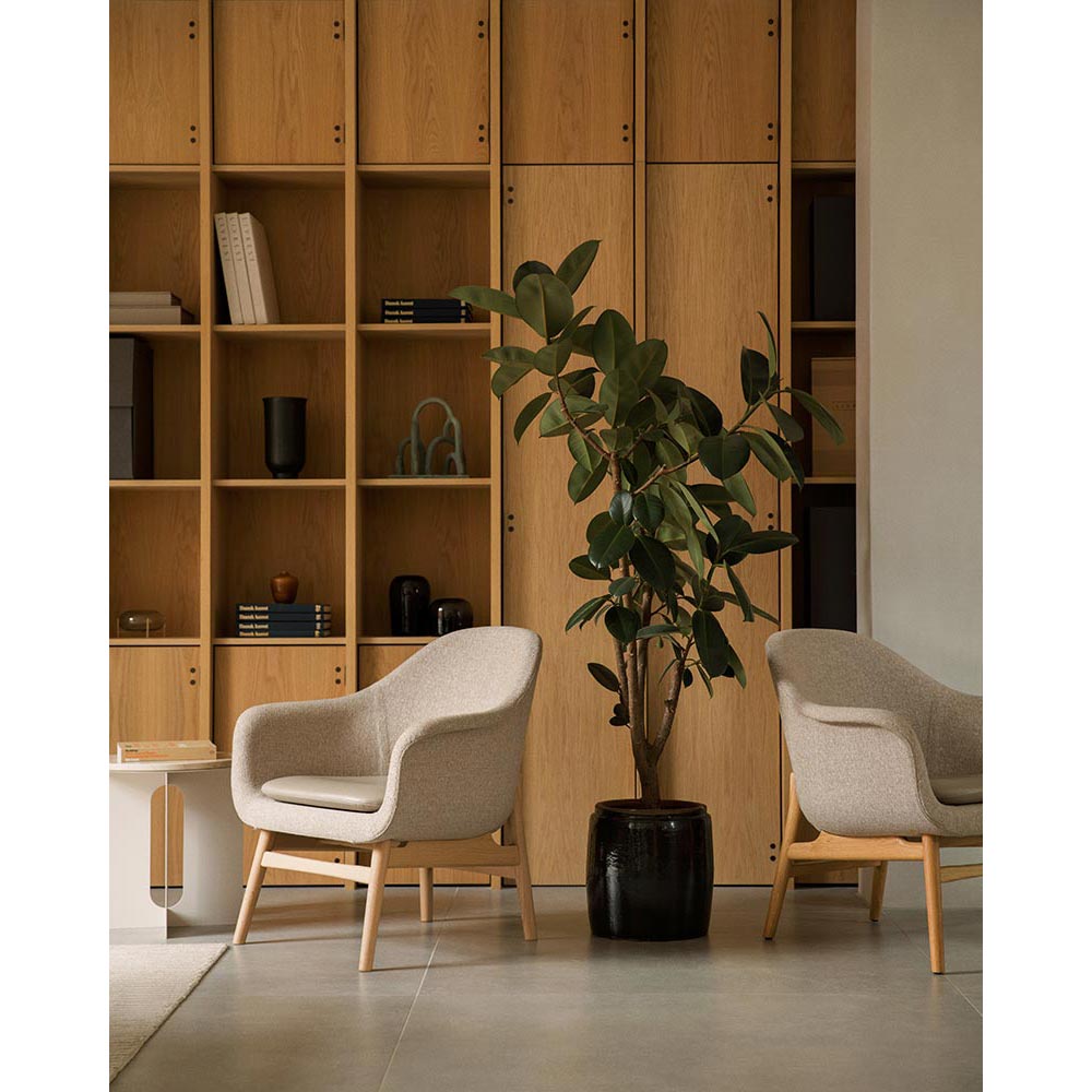 Harbour Lounge Chair - Natural Oak Base
