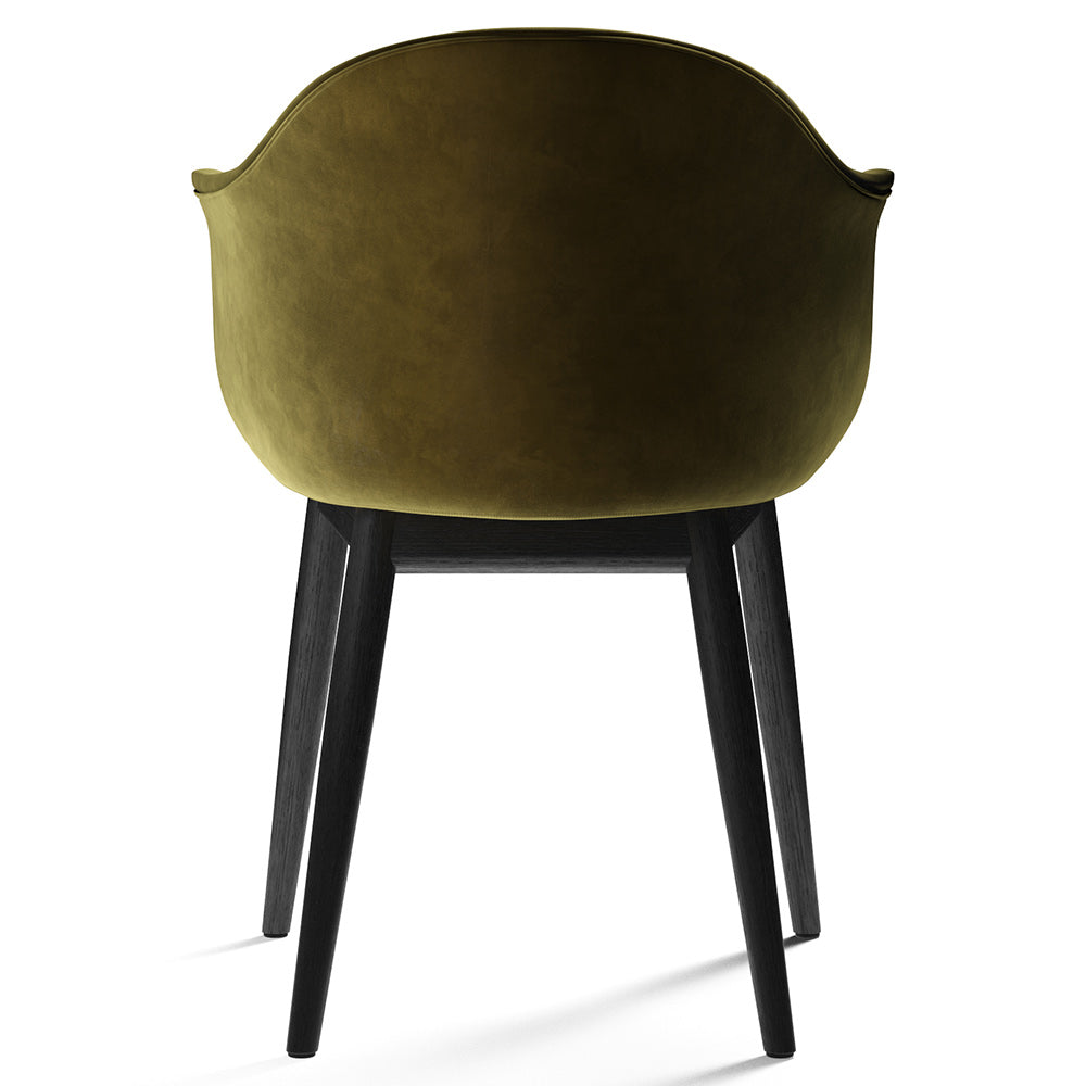 Harbour Upholstered Dining Chair - Black Oak Base
