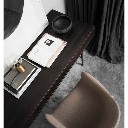 Harbour Upholstered Dining Chair - Black Oak Base