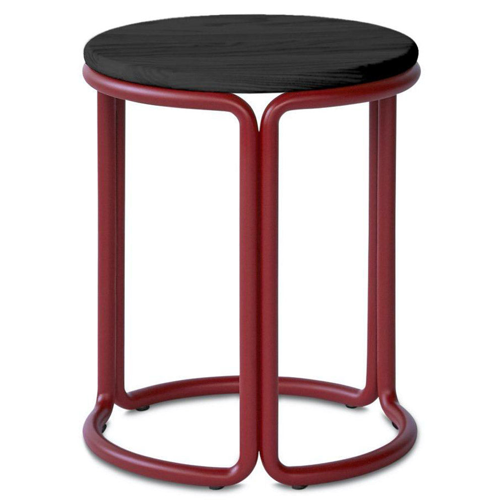 Hardie Stool - Black Ash, Basque Red Frame