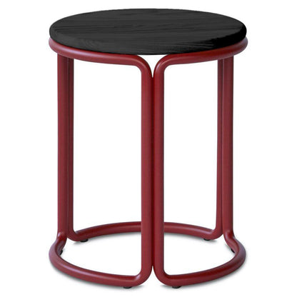 Hardie Stool - Black Ash, Basque Red Frame