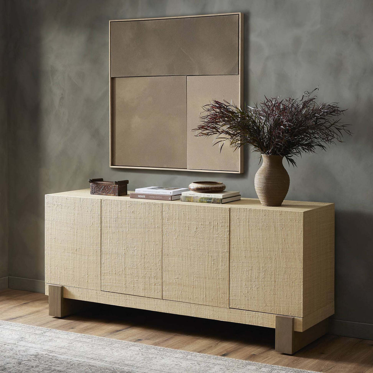 Hatch Sideboard - Natural Raffia