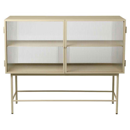 Haze Sideboard - Reeded Glass, Cashmere
