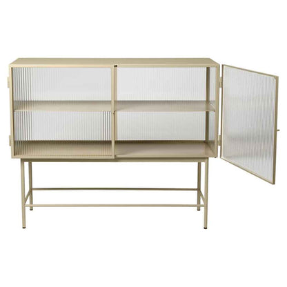 Haze Sideboard - Reeded Glass, Cashmere