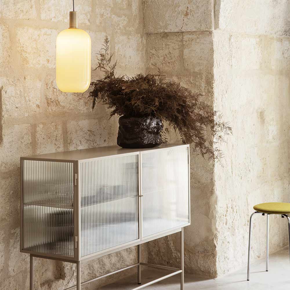 Haze Sideboard - Reeded Glass, Cashmere