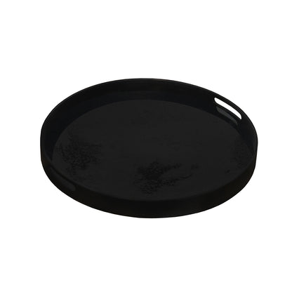 Heavy Aged Charcoal Mirror Tray