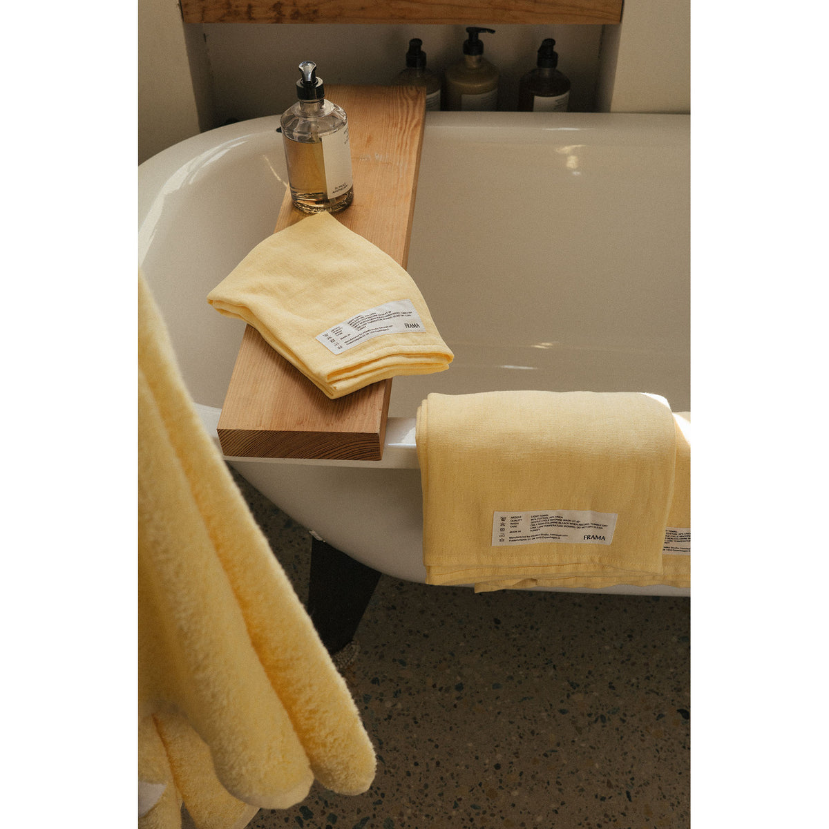 Heavy Towel - Pale Yellow, Bath Towel