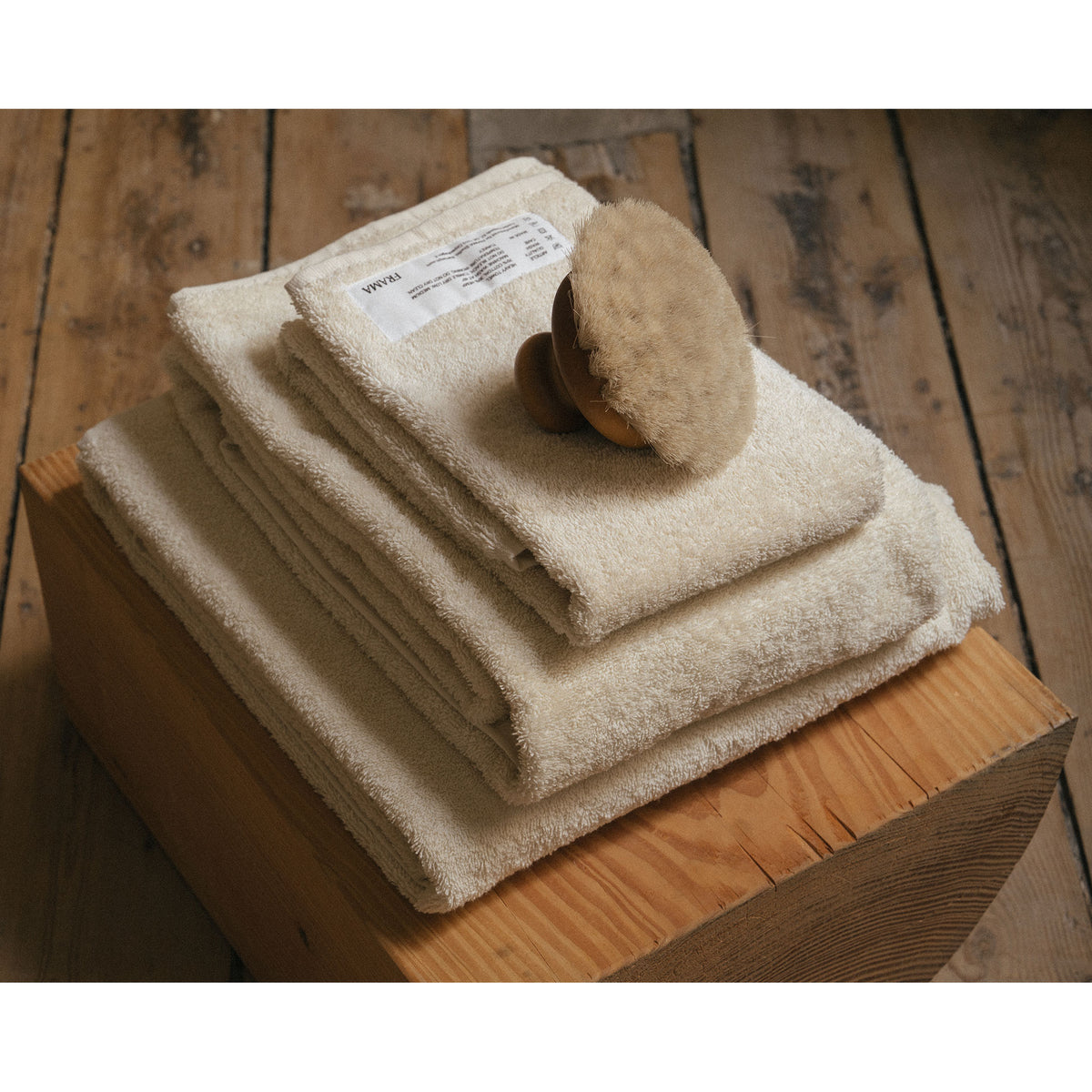 Heavy Towel Set - Bone White