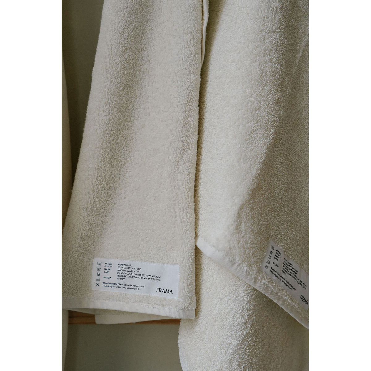Heavy Towel Set - Bone White