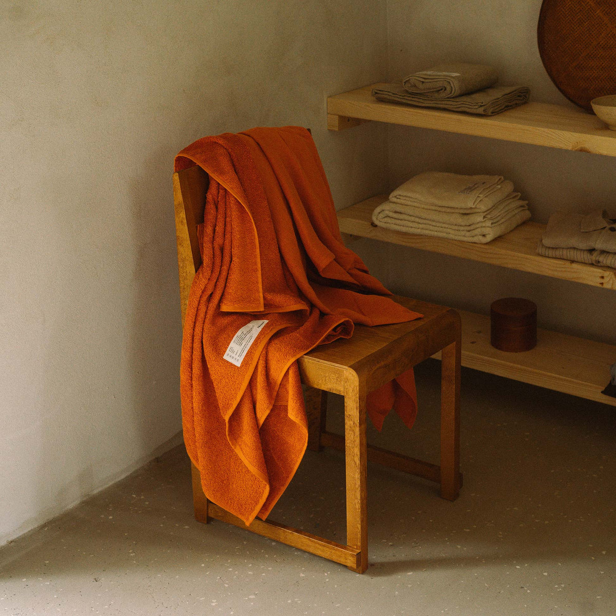 Heavy Towel Set - Burnt Orange