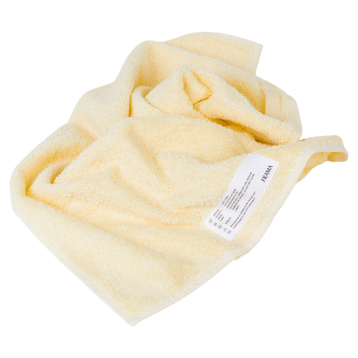 Heavy Towel Set - Pale Yellow