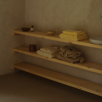 Heavy Towel Set - Pale Yellow