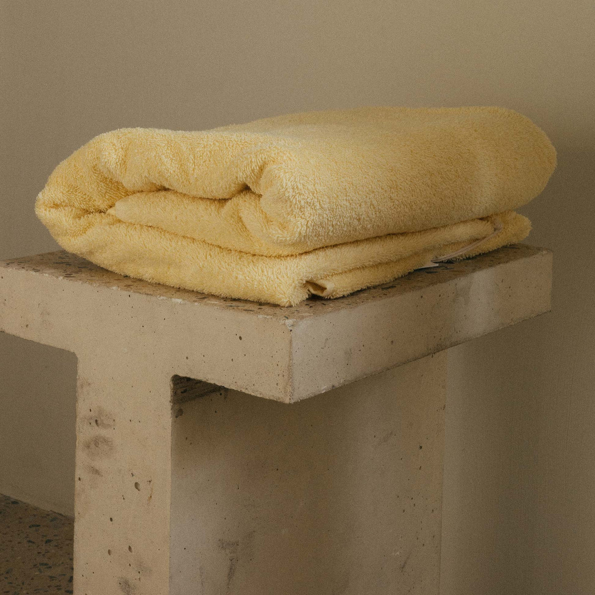 Heavy Towel Set - Pale Yellow