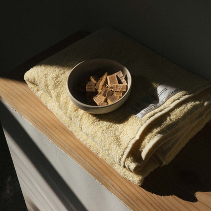 Heavy Towel Set - Pale Yellow
